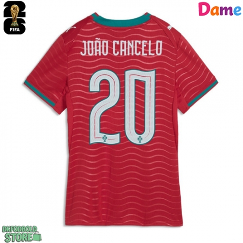 Portugal Joao Cancelo #20 Replika Hjemmebanetrøje Dame VM 2026 Kortærmet